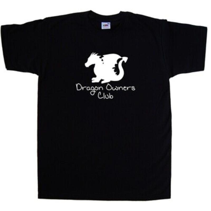 

Dragon Owners Club T-Shirt - Men s Summer Cotton Graphic Tee S разноцветный