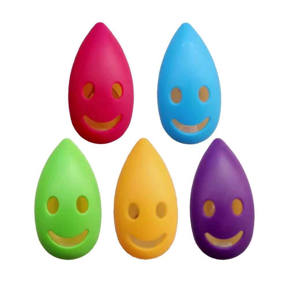 5 Stück Zahnbürstenabdeckung Gestell Halter Greifendes Lächelndes Gesicht Saugständer Wandmontage