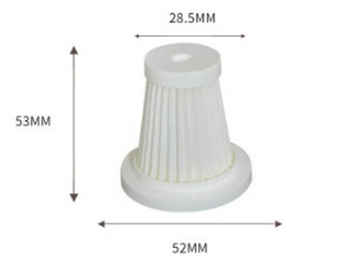 Wireless Handheld Car Vacuum Cleaner Accessory Set with HEPA Filter Screen and Universal Filter Element