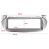 For SUZUKI Alto for NISSAN Pixo For Marati A-Star Car Radio Fascia Panel Frame CD DVD Dash Audio Cover Trim with ISO-DIN Adapter