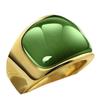 European and American simple and fashionable synthetic opal men's and women's rings