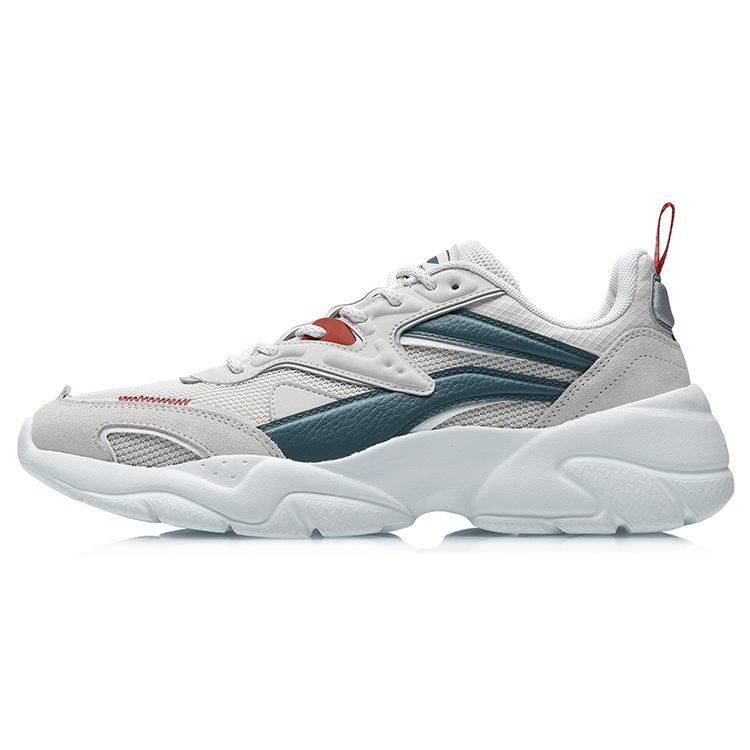 Li Ning Xingyun Casual Shoes Unisex Low Top White/Green AGCR077-3