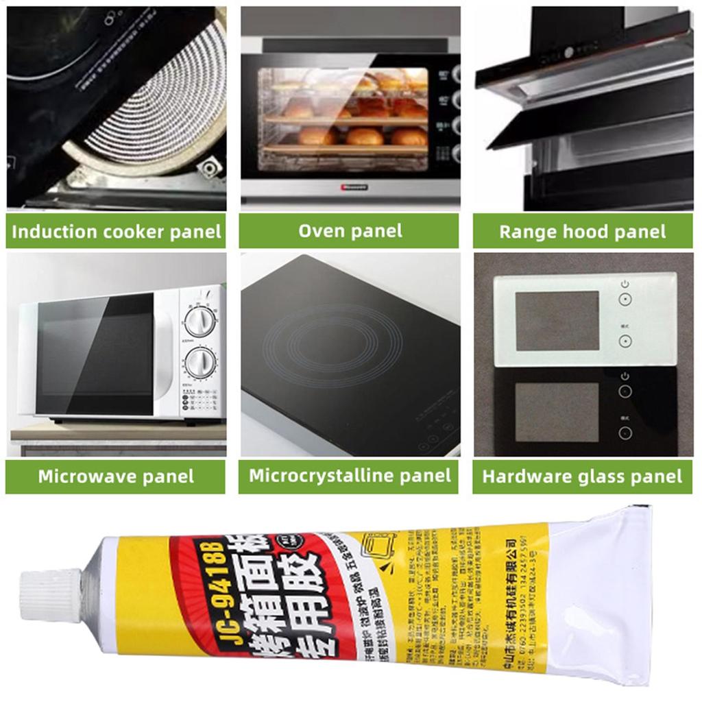 100ml Oven Adhesive High Temperature Range Hood Panel Glue Leak-Proof Fast Drying Sealant For Household Glass Metal