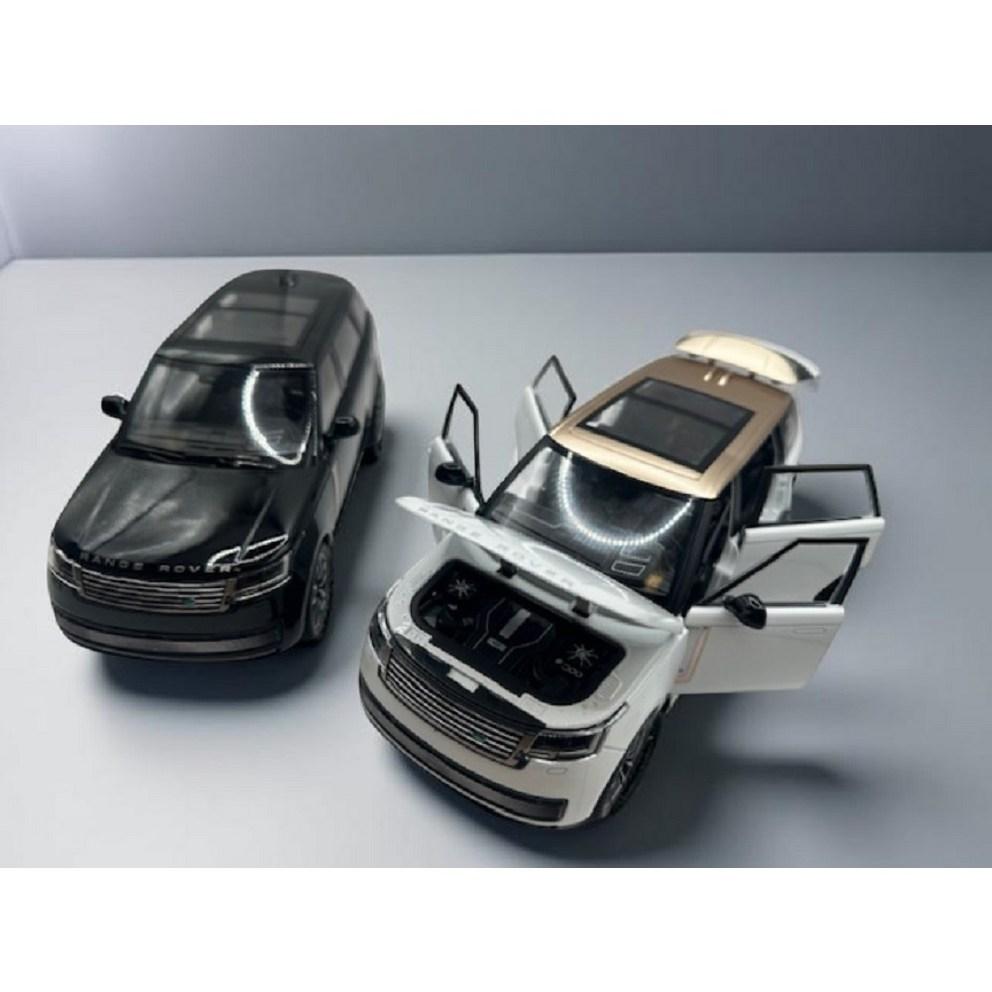 Premium Range Rover SUV 1:24 Scale Diecast Model Car - White Edition
