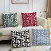 Geometric Pattern Cushion Cover For Pillow Printing Sofa Decoration Home Car Room Coffee Shop Office Nordic Simplicity