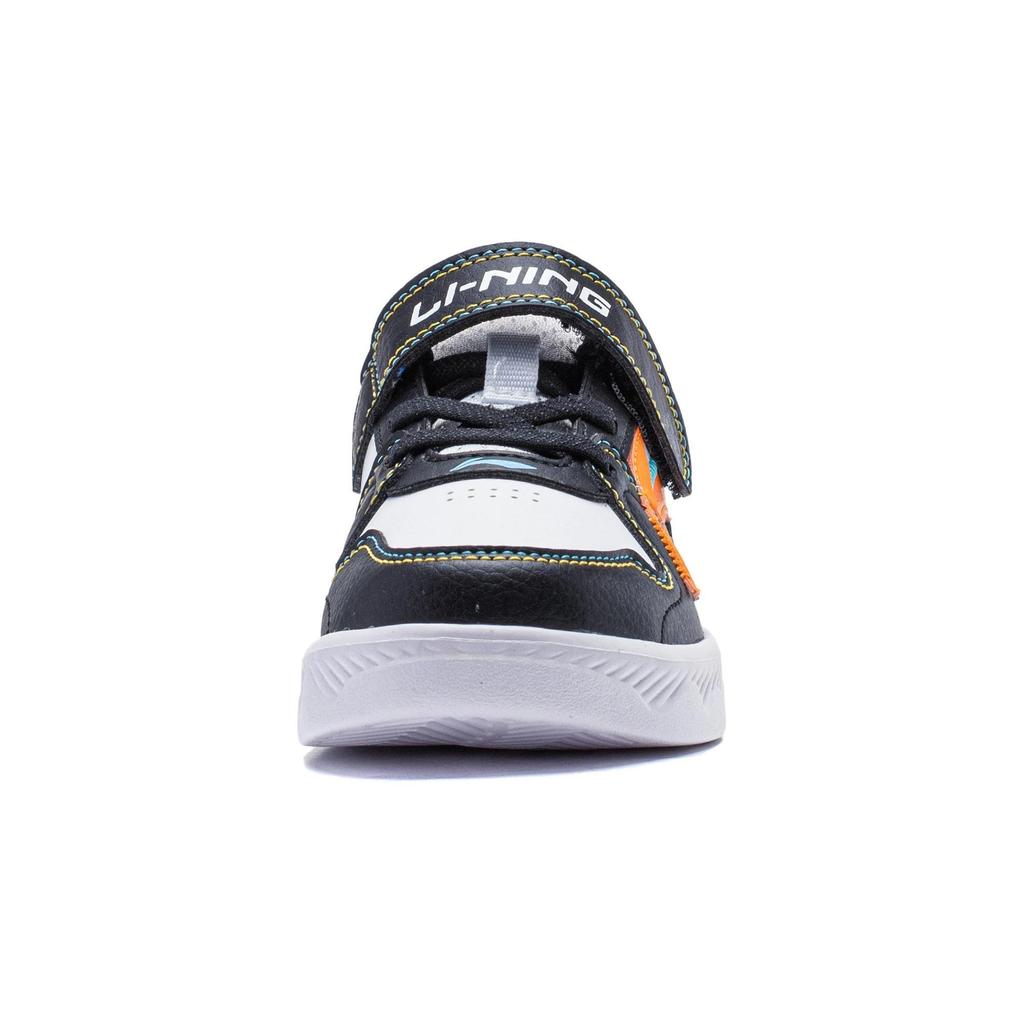 Li Ning Tataler Series V4 Comfortable Versatile Non-Slip Wear-Resistant Low-Top Kids Skate Shoes Kids Skate Shoes Black Orange YKNU030-5