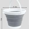 Duże Przenośne Składane Wiadro na Wodę do Wędkarstwa, Podróży i Użytku w Akademiku