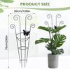 Metal Garden Trellis Plant Grow Trellis Climbing Vegetable Frame For Indoor Patio Garden Wedding Greenhouse Flower Vineyard