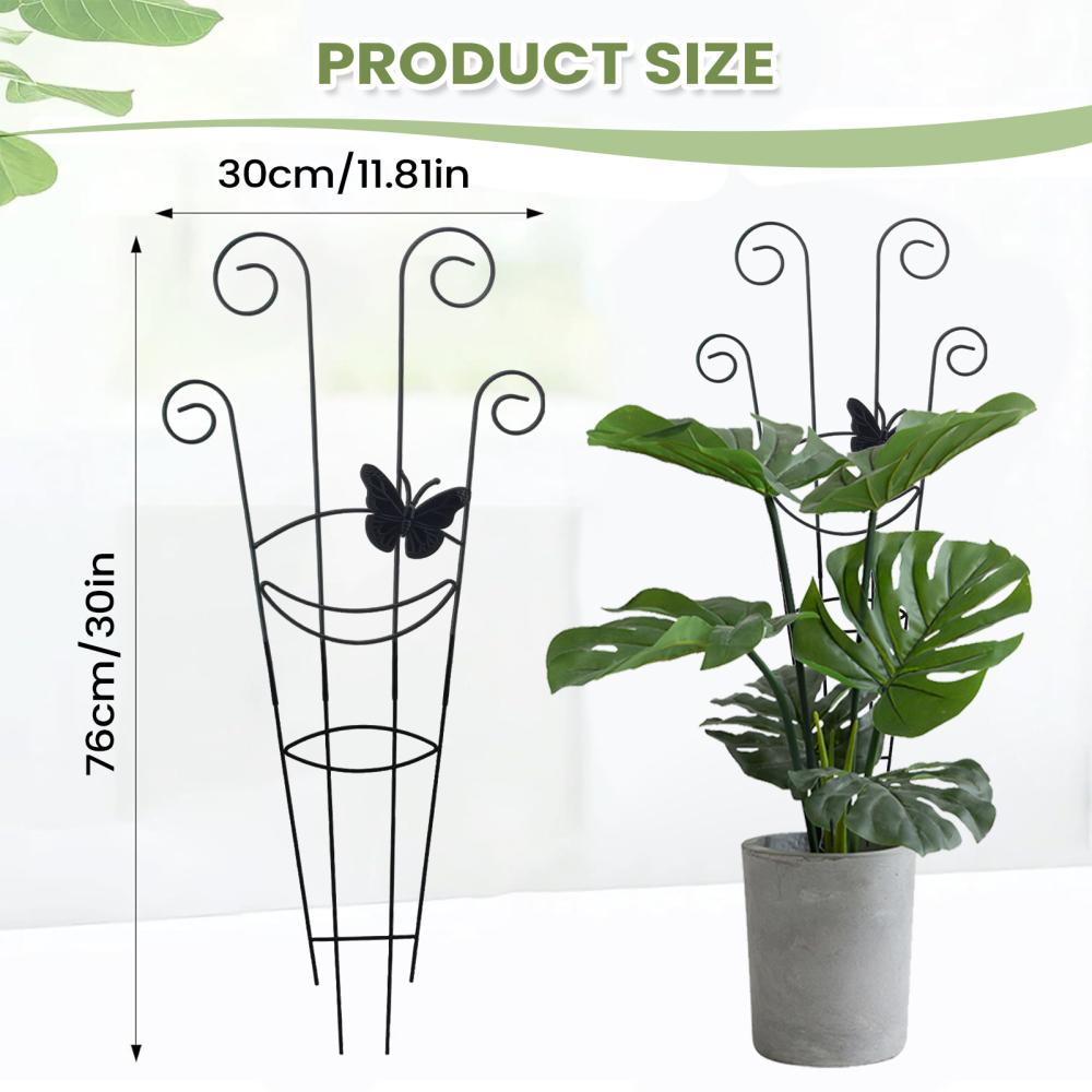 Metal Garden Trellis Plant Grow Trellis Climbing Vegetable Frame For Indoor Patio Garden Wedding Greenhouse Flower Vineyard