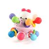 Baby Double Sided Soft Rubber Toothpaste Manhattan Bell Toy Baby Puzzle Grasp Exercise Rattle Atomic Hand Grasp Ball