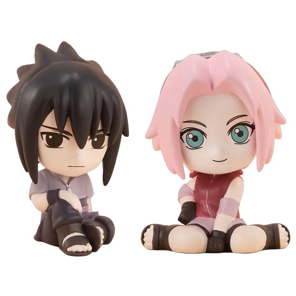 8pcs/Set Version Anime Naruto Figure Kakashi Sasuke Uchiha Itachi Gaara Haruno Sakura Action Figural Model Kids Toys Gif Q PVC Kid Friendly