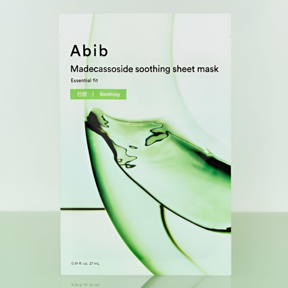 Abib Madecassoside Calming Essential Fit Sheet Mask Soothing Hydrating Face Mask 10P