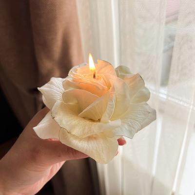 DIY Blumen Chinesische Pfingstrose Silikonform Paeonia lactiflora Aroma Kerze Gips Ornamente Form Handgemachte Seifenformen