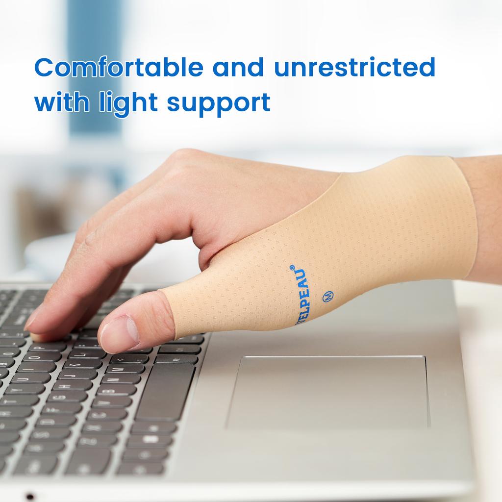 Velpeau Thumb Compression Sleeve For Arthritis, Mild Pain, Sprain, Sports, Highly Elastic And Splashproof Thumb Support Cover