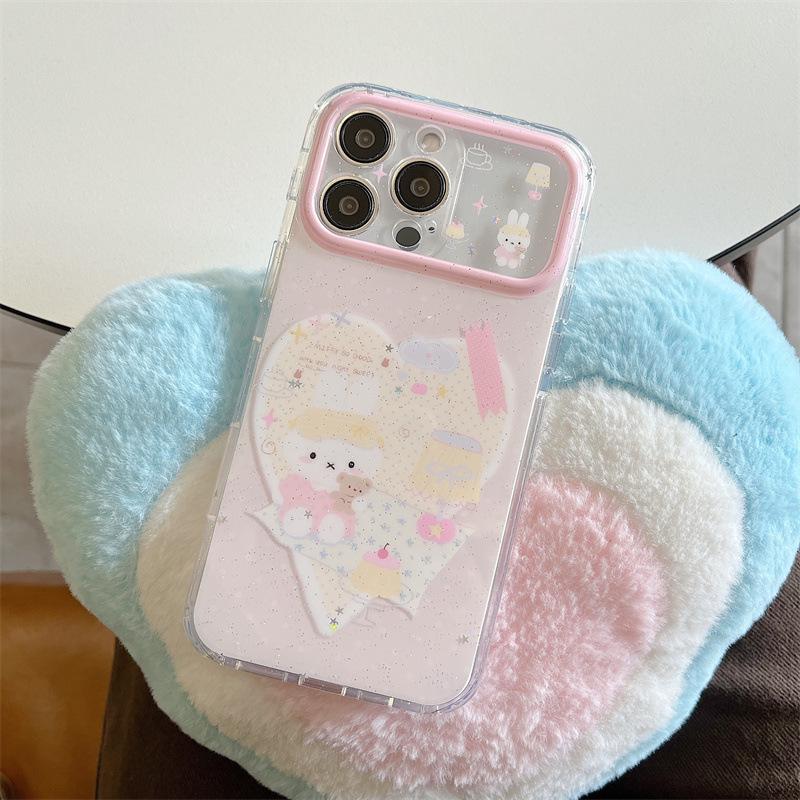 

Sequin Heart Rabbit iPhone 14/15/16/17 Case iPhone 16