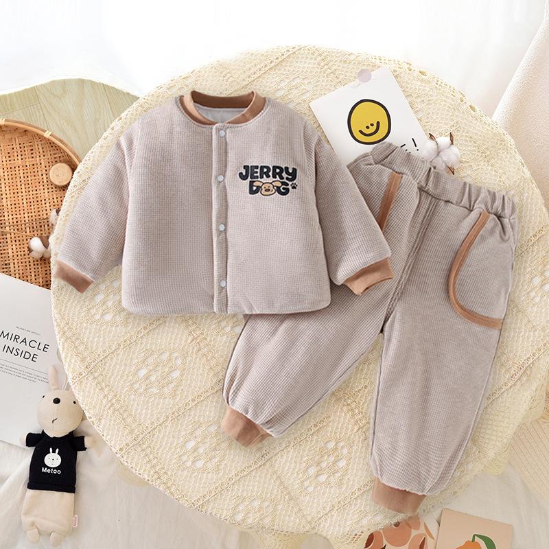 

Unisex Newborn Winter Cotton Pants Set - Casual Autumn/Winter Baby Outfit 110 (20-25 months)