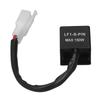 2 Pin LED Flasher Relay with Cable Motorcycle Turn Signal Light Relay Module 150W 12V DC