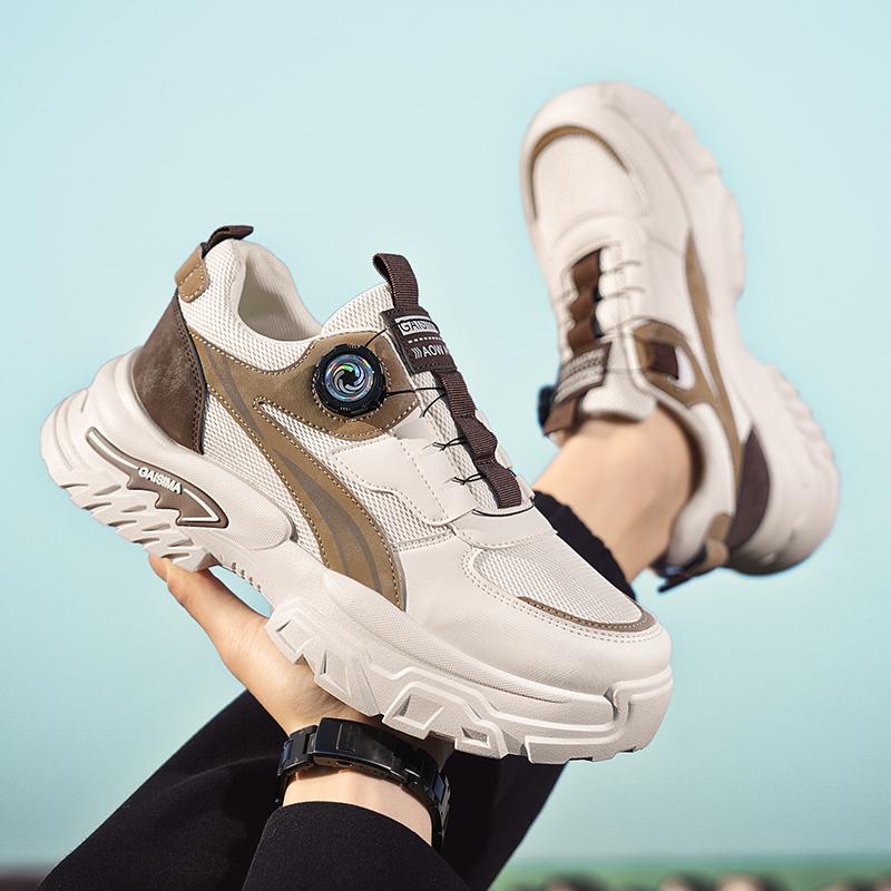 New Fashion New Men's Fashion Casual Low Top Sports Shoes Students Thick Sole Comfortable Sneakers Boys Male Classic Breathable Basketball Shoes