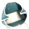 HERMES Garden Party TPM Hand Bag Tote Bag Toile Offishe/Leather blue/White
