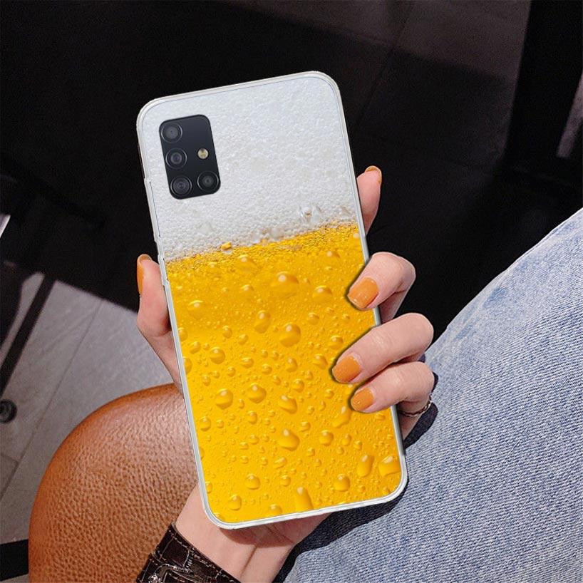 Food Fries Beer Cheese Sushi Cookie Phone Case For Samsung Galaxy A52 A32 A22 A12 A51 A31 A50S A30S A20S A10S Note 20 Ultra 10 P