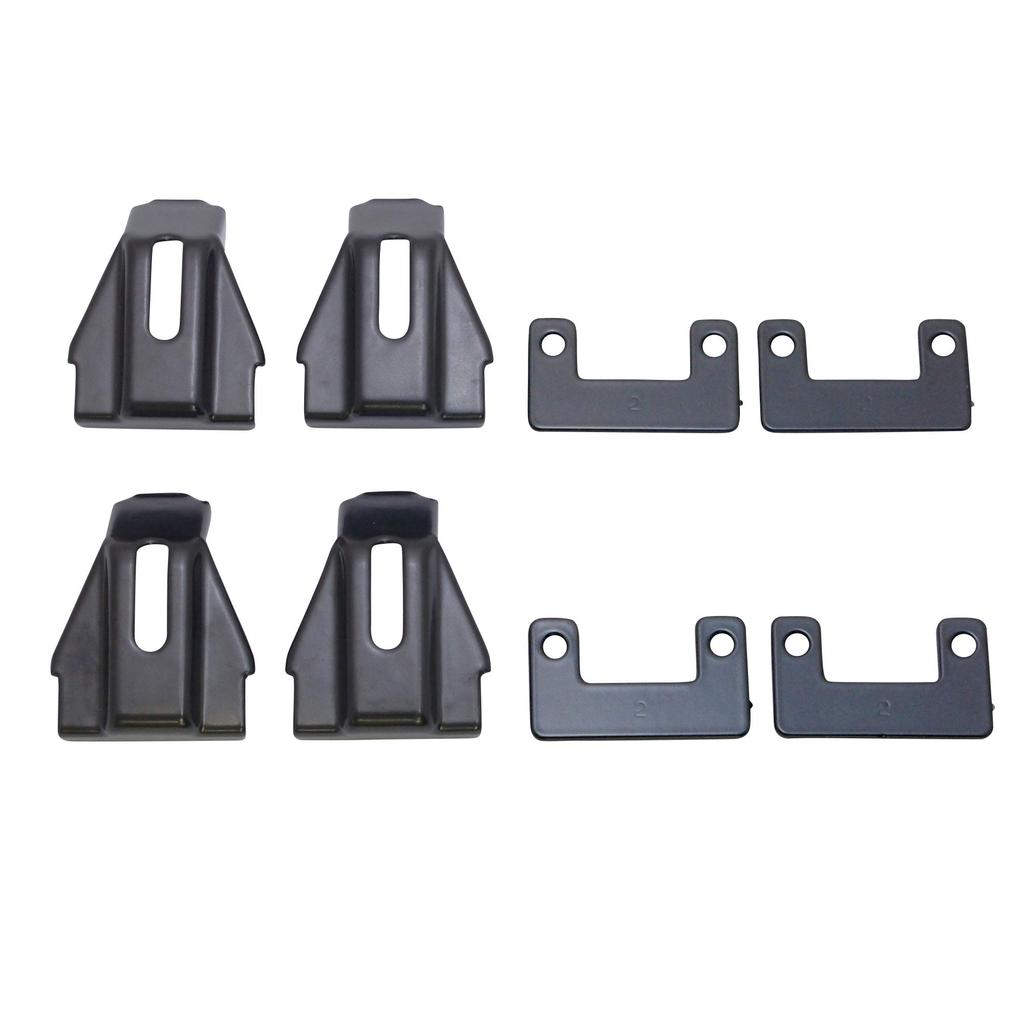 Terzo Roof Mounting Holder Set of Direct Roof Rail for Aero Bars SR2 SR2 (by PIAA) Carrier/Base Carrier, Vehicle-Specific 4, Type, Black, [Lexus RX,