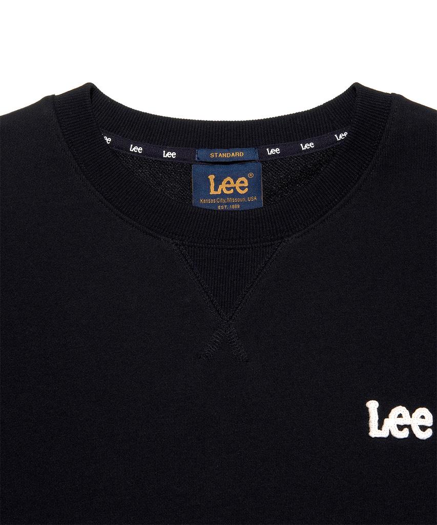 LEE Felt Twitch Logo Sweatshirt Black
