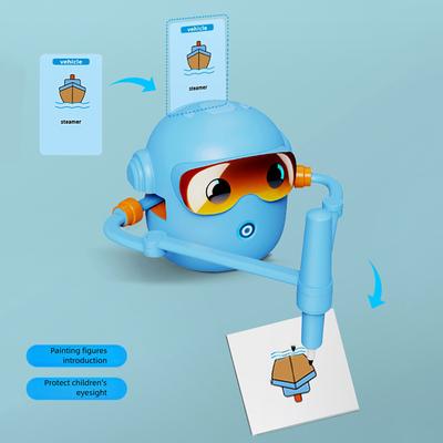 Robô de Desenho Inteligente Automático Iluminação Robô de Desenho Inteligente Auxílio de Ensino Educacional Máquina para Primeira Infância Brinquedo