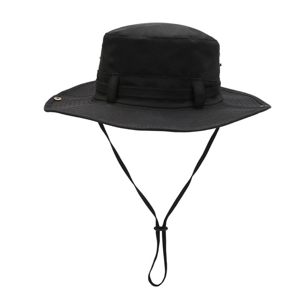 UV Protection Men Bucket Hat Wide Brim Sun Hat Fashion Hiking Hats
