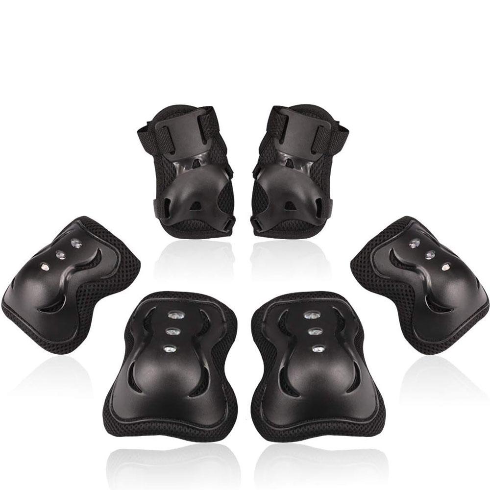 Kids Bike Helmet, Toddler Helmet for Youth Adult, Knee Pad Elbow Pad Wrist Guard Protective Gear Set for Bike