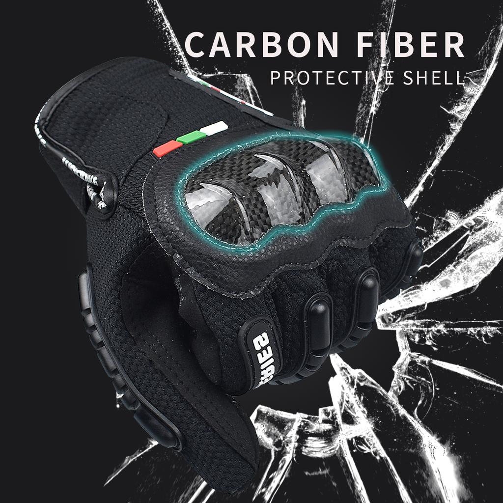 Rękawice motocyklowe Ekran dotykowy Pełny palec Oddychający Wodoodporny(M/L/XL/XXL)