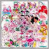 50pcs Waterproof Flamingo Cartoon Animal Stickers for Journal Decoration