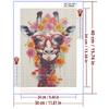 5d DIY Diamond Painting Cross Stitch Animal Giraffe Handicrafts Diamond Embroidery Mosaic Flowers Home Decor