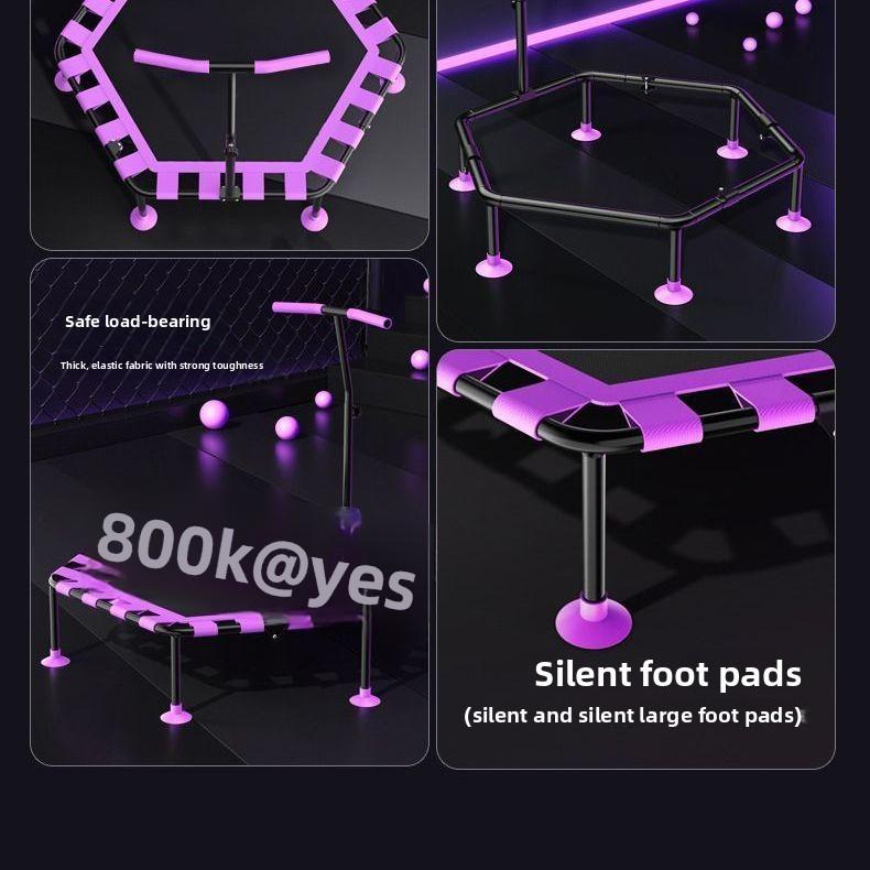 45-Inch Trampoline Household Children s Indoor Children s Jumping Bed Family Adult Small Bouncing Bed Fitness Artifact