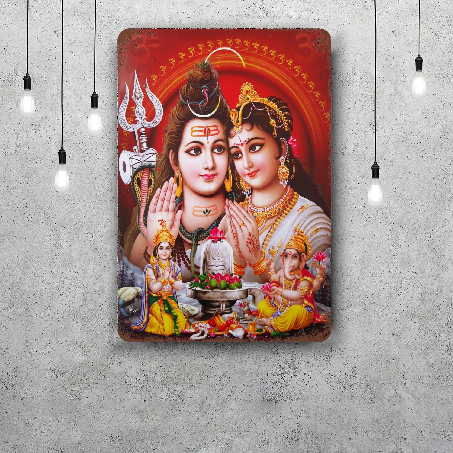 

god Retro Vintage Tin Sign Poster Decorative Plaque Metal Plate Wall Decor 20x30cm（7.8x11.8inch）