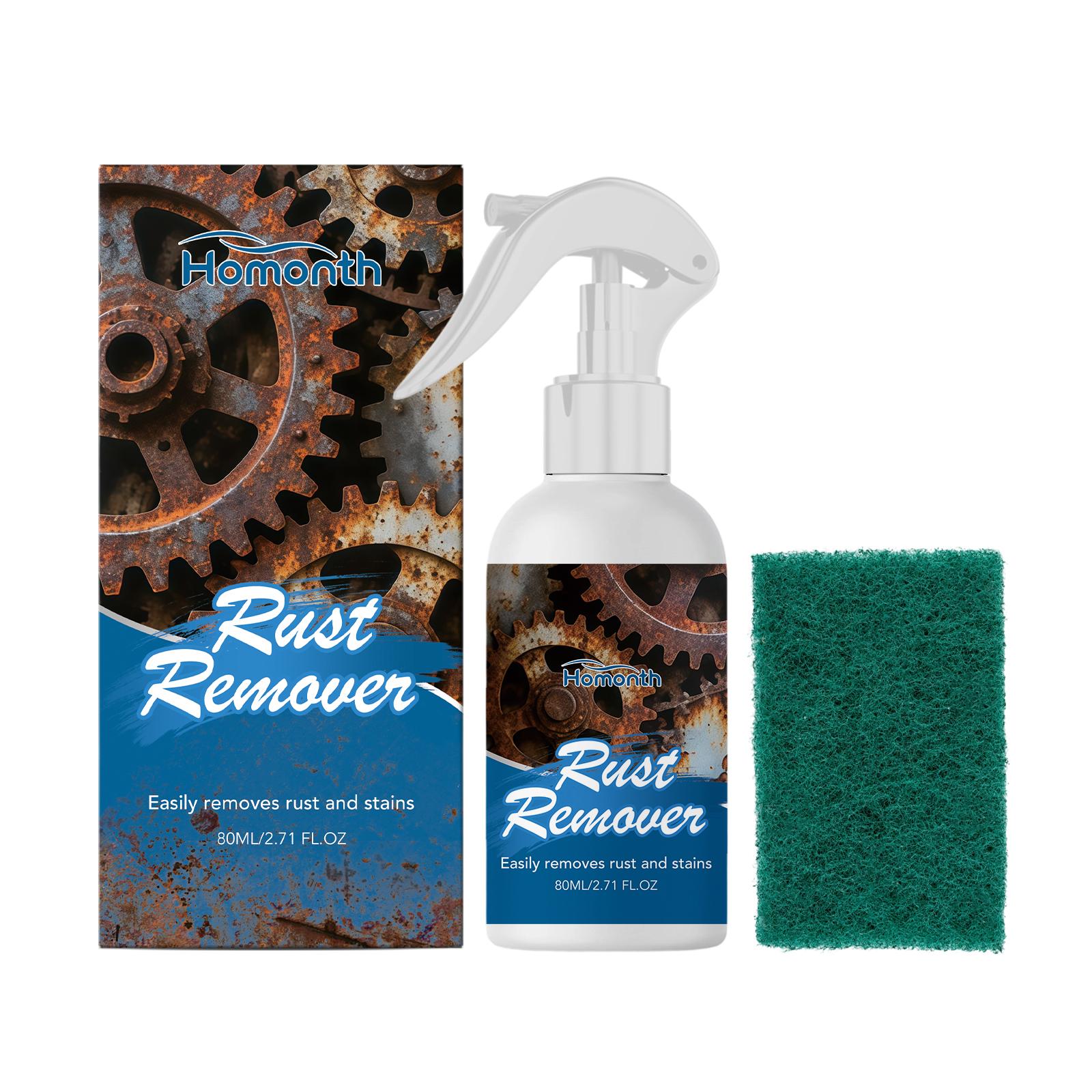 Gentle Rust Remover for Home Care & Restoration - Advanced Formula for Multi-Surface Cleaning & Rust Prevention 80ml