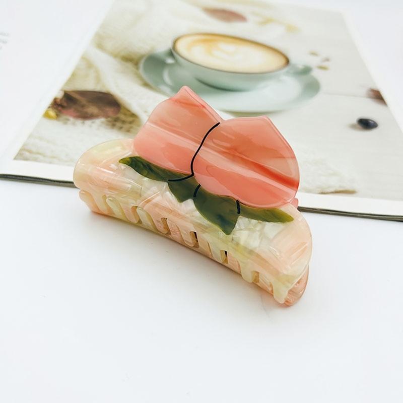 Fashion Hair Clip Lovely Fruit Claw Clip PonytailHolder Women Hair Accessories