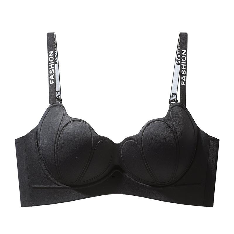 

Бесшовный бюстгальтер с поддержкой для маленькой груди: Предотвращающий провисание, Боковая поддержка, Удобная посадка, Без подкладки 34/75 AB