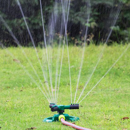 3-Arm Irrigation Sprinkler for Large Area Coverage 360-Degree Rotating Lawn Sprinkler for Garden Yard Watering And Kids Pets Outdoor Play