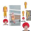 McDonald's Corporation Cosplay Kostüm aus Polyester und Elasthan für Kinder und Jugendliche