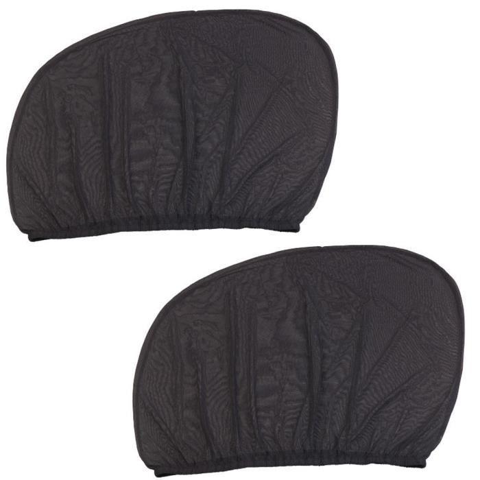 Pare Soleil Housse Chaussette - PERALINE - 2 pièces - Noir - 50 x 92 cm
