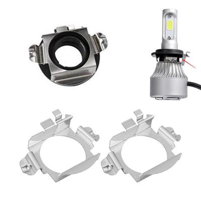 Araba için 2Pair H7 Far Tutucu Ampuller Adaptörü