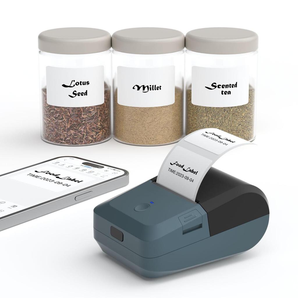 Portable Bluetooth Thermal Label Printer for Store Logistics