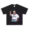Chris Brown T-Shirt Unisex Lässig R&B Street Grafikdruck Rundhals Oversized Reine Baumwolle Streetwear Mode Oberteile für Herren Damen