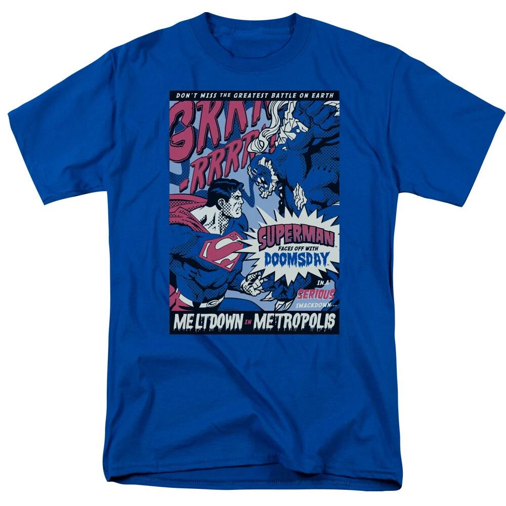 Superman  Meltdown  T-Shirt - to 5X 4XL