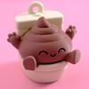 Happy Poop Toilet 3D Printed Toilet And Poop Ornament Stress Relief Toy Desktop Poop On Toilet Figurine Gag Gift for Friends