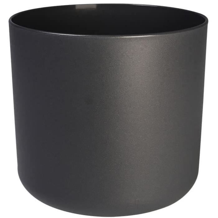 ELHO B.For Soft Pot de fleurs rond 25 - Noir - Ø 25 x H 23 cm - intérieur - 100% recyclé