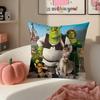Hilarious Movie SShrek Cushion Cover Pillowcase Short Plush Invisible Zipper Room Sofa Cushion Cover