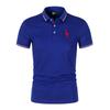 Printed 35% cotton men's casual Solid color slim fit Men's Polo shirt New summer fashion lapel Polo shirt for men
