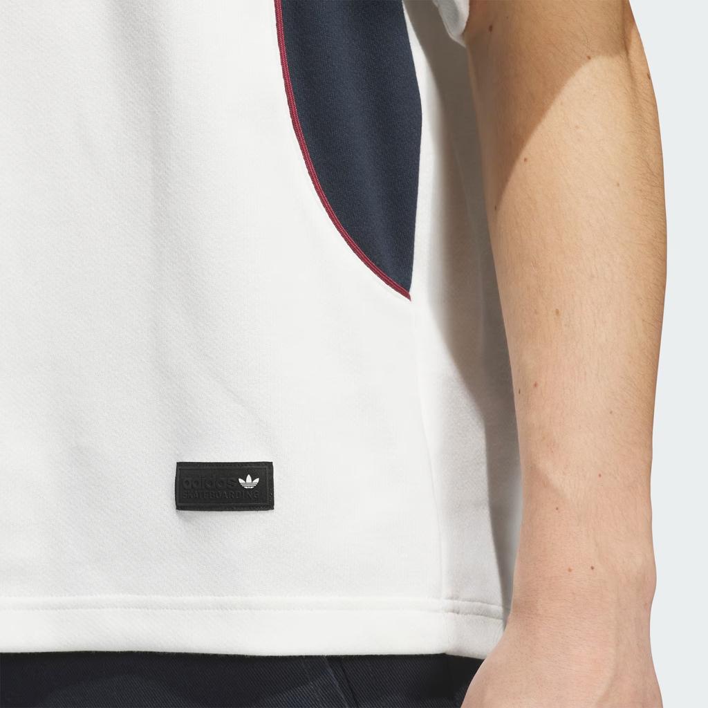adidas Originals Color Block Round Neck Comfortable Football Shirt Player Edition Unisex Tops KS4323