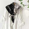 Headscarf Silk Scarf 90cm Women's Headscarf New Versatile Satin Thin Large Square Scarf